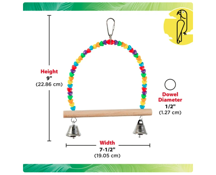 Featherland Paradise Parakeet Swing - Amado Deals - wholesale and distributors with free shipping in United States Featherland Paradise Parakeet Swing - Amado Deals - wholesale and distributors with free shipping in United States